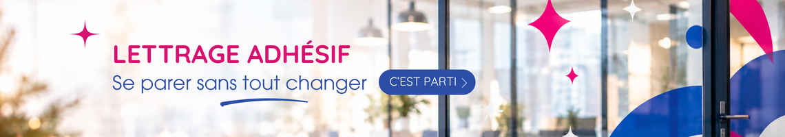 lettrage adhésif décoration personnalisées vitre vitrine et véhicule