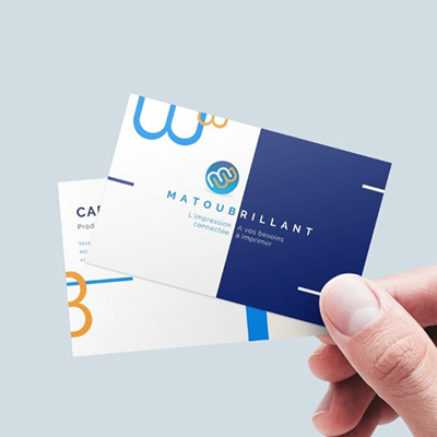 Cartes de visite standard