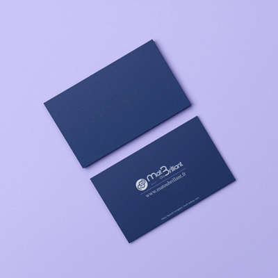 Cartes de visite standard