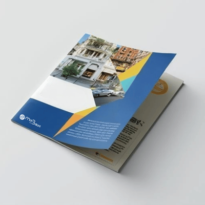 Brochure agrafée