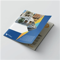 Brochure piquée avec couverture
