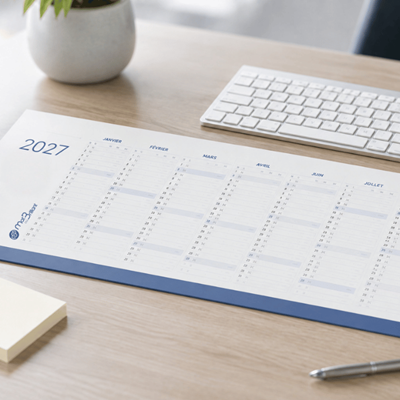 Calendrier contrecollé