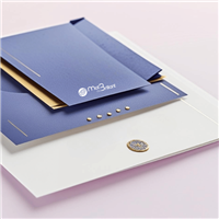 Cartes de vœux "luxe" (vernis & dorure)