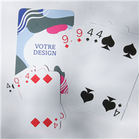 Jeux de 32 cartes • Votre design au dos
