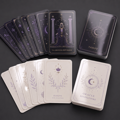 Cartes oracle & tarot personnalisés