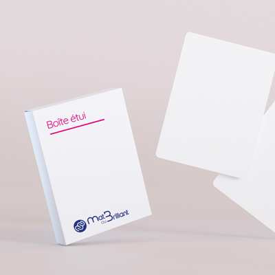 Boîte cartonnée imprimée (jeux, cartes)