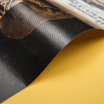 Bâche 370 g. microperforée