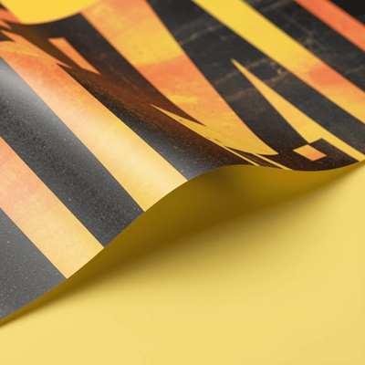 Bâche 340 g. "Anticurl"