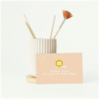 Carte de vœux paysage, format A6, recto