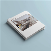 Brochure dos carré collé • 100% personnalisable