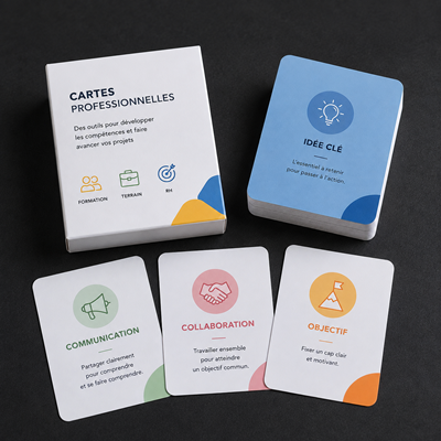 Cartes professionnelles & formation