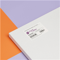 Étiquettes papier, avec refente au dos