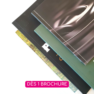 Brochure dos carré collé • A l'unité