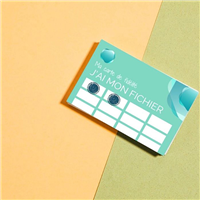 J'ai mon fichier de carte de fidélité