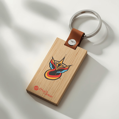 Porte-clés, bambou et fibre végétale 🌱