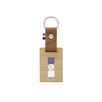 Porte-clés, bambou et fibre végétale 🌱